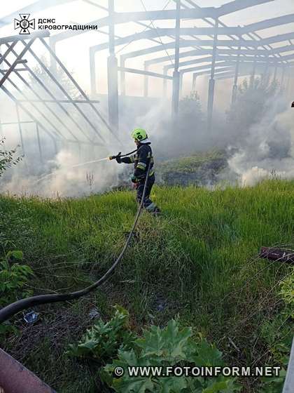На Кіровоградщині виникло сім пожеж